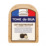 Сыр выдержанный TOME de BUA с черным трюфелем 41%, 0,2 кг
