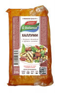 Халлуми с вялеными томатами и халапеньо "G-balance" 45%, 0,2 кг