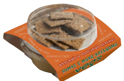 Хумус классический с мини-хлебцами "Veg`s", 0,1 кг